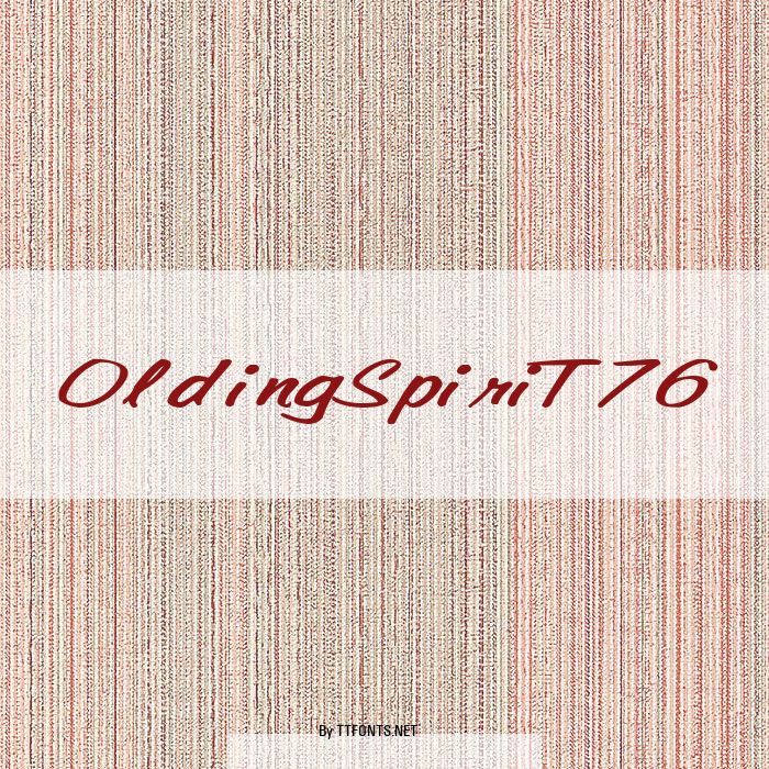 OldingSpiriT76 example